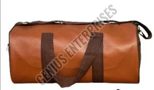 Brown Leather Gym Bag