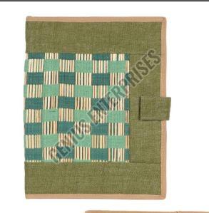 Green Jute File Folder