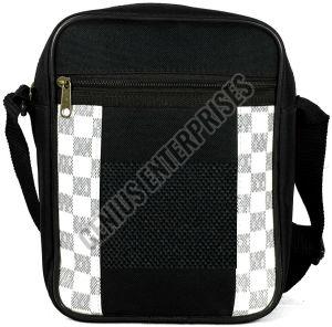 10 X 8 X 3.5 Inch Black Matty Sling Side Bag