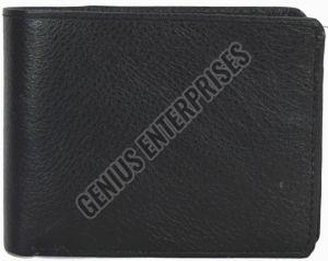 Mens Black Leather Wallet