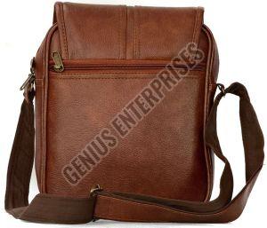 Plain PU Leather Sling Bag
