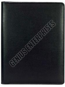 PU Black Leather Professional File Folder