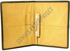 Striped Jute File Folder