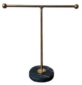 Brass and Marble Jewellery Stand