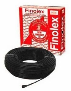 Black Finolex Flame Retardant (FR) House Wire