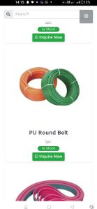 PU Round Belt
