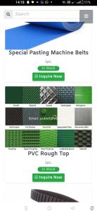 PVC Rough Top Conveyor Belt