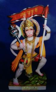 Beautiful Lord Hanuman Marble Statue