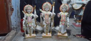 White Marble Ram Darbar Statue