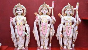 White Marble Ram Darbar Statue