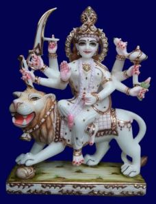 Maa Durga Marble Statue