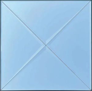 Cross Pattern Glass Mosaic Tile