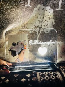 Customized Glass LED Photo Frame