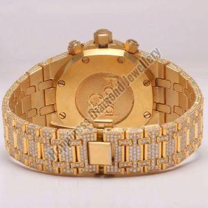 Gold Customization Iced Out Watch
