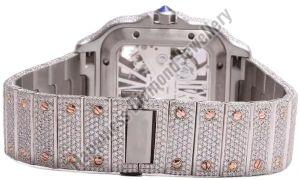 Gold Silver Luxury Watch