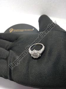 Gold Engagement & Wedding Ring