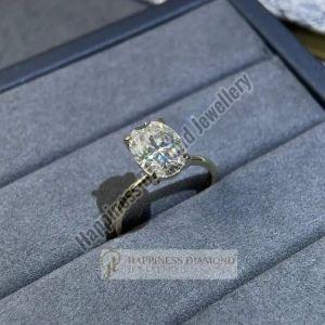 Oval Cut Solitaire Wedding Ring