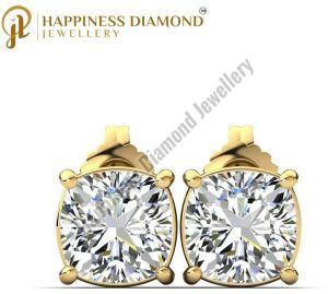 Ladies Gold Stud Earrings