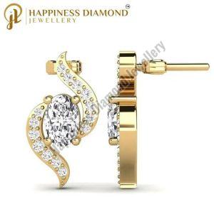 Ladies Oval Drop Earrings