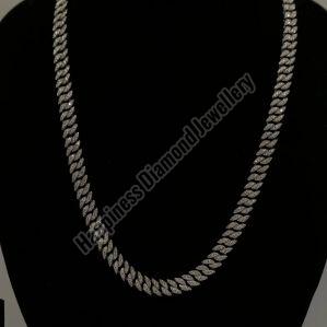 Pave Setting Cuban Chain