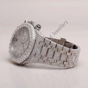 Luxurious Chronograph Full Iced Out Watch