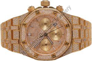 Gold Customization Iced Out Watch