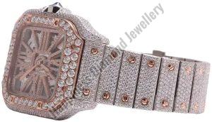 Gold Silver Luxury Watch
