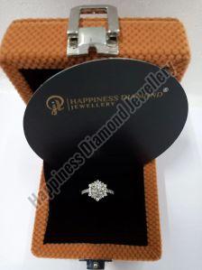 Gold Engagement & Wedding Ring