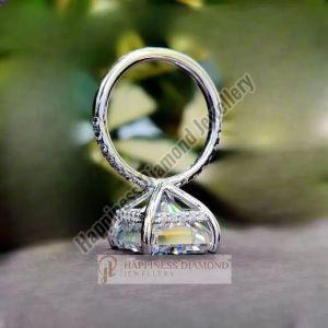 Gold Metal Engagement Ring