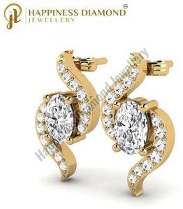 Ladies Oval Drop Earrings