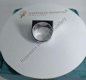 Gold Letter Wedding Ring
