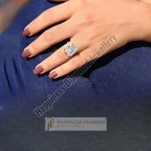 Gold Metal Engagement Ring