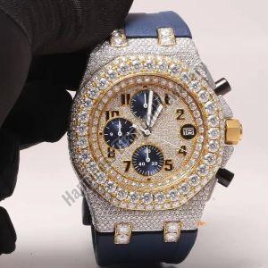 Sterling Silver Iced Watch