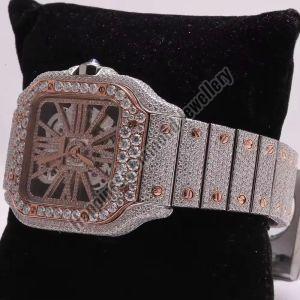 Gold Silver Luxury Watch