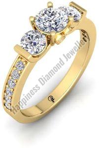 3 Stone Wedding Ring