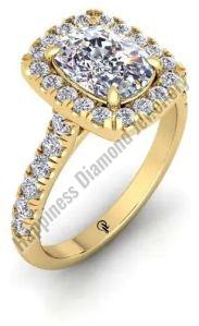 Cushion Cut Engagement Ring