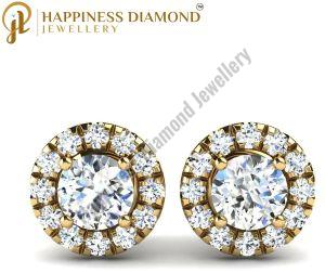 Ladies Diamond Stud Earrings