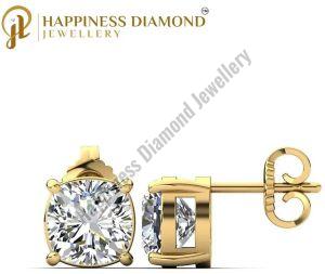 Ladies Gold Stud Earrings