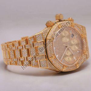 Gold Customization Iced Out Watch