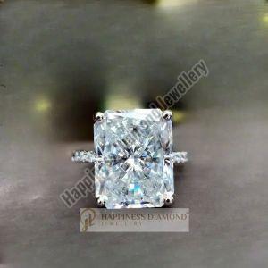 Gold Metal Engagement Ring