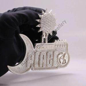 Sun Peace Full Iced Out Pendant