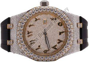 Customized Gold Silver Iced Out Watch