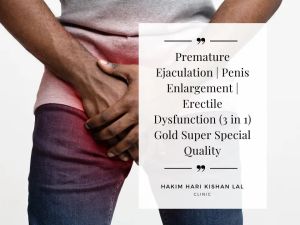 Premature Ejaculation, Penis Enlargement & Erectile Dysfunction (3 in 1) Gold Super Special Quality