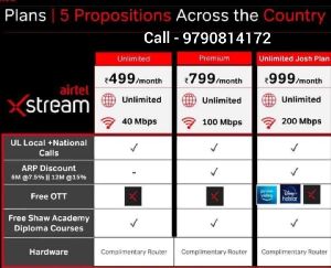 Airtel fiber broadband internet Chennai