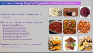 Dehydrated Vegetables