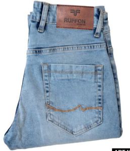 Mens Sky Blue Denim Jeans