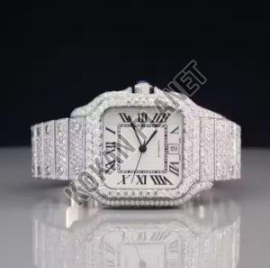 Mens High-Demand Moissanite Iced Out Luxury Sport Watch