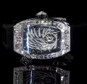 Mens High-End Moissanite Diamond Iced Out Watch
