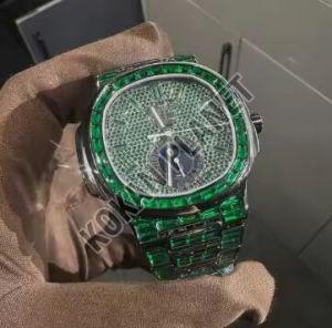 Mens High-Quality Automatic AP Silver Chronograph Watch