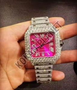 Top Rated Luxury VVS Moissanite Diamond Iced Out Hip Hop Quartz Watch